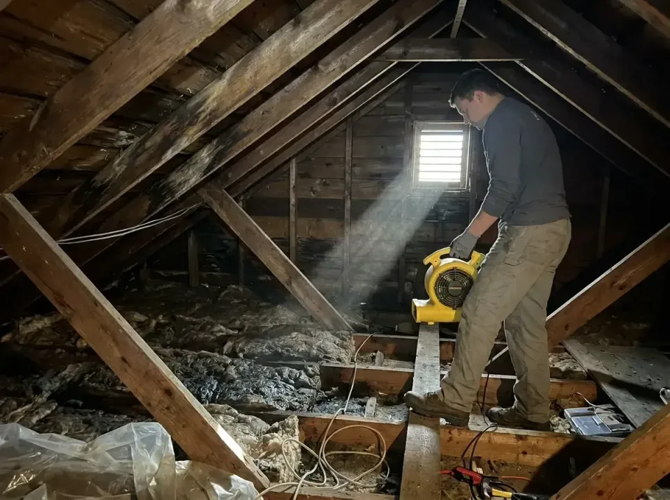 attic-water-damage-drying-proc-007 — frequently asked questions, Emergency Water Extraction & 24/7 Flood Response in Saratog…